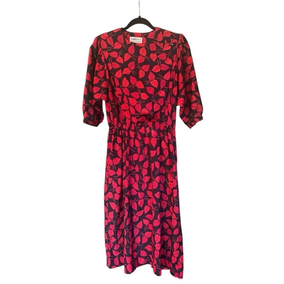 Vintage Ciao Limited Black and Red Dress Size Large (L) - Picture 5 of 11
